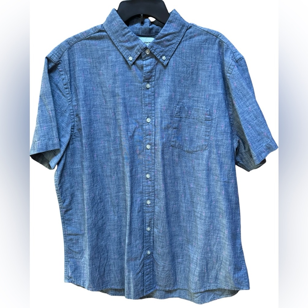 Sonoma Flamingo Print Button Down‎ Shirt